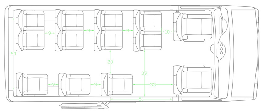 12-pax floorplan
