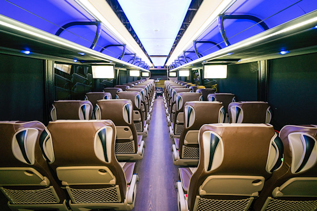 luxury tour bus for sale usa